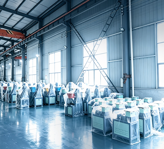 Major manufacturing equipment for shredder blade production